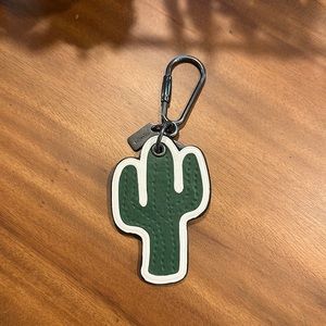 Coach cactus keychain
